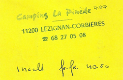 nota camping